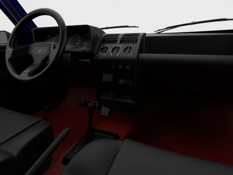 Peugeot 205 Rallye 13 1991 Modello 3D