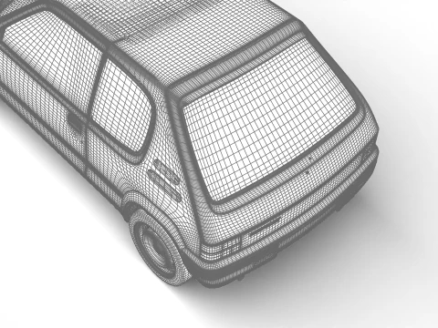 Peugeot 205 Rallye 13 1991 Modello 3D