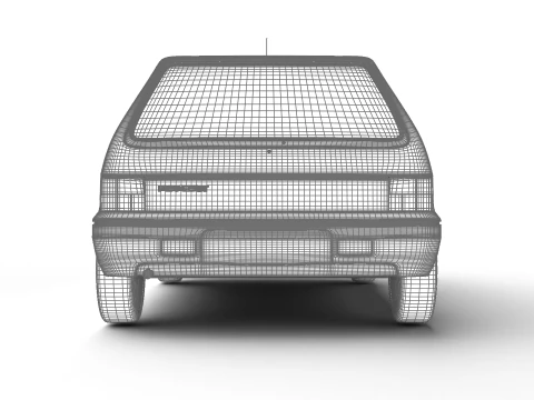 Peugeot 205 Rallye 13 1991 Modello 3D