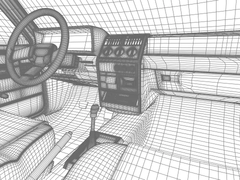 Peugeot 205 Rallye 13 1991 Modello 3D