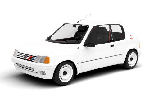 Peugeot 205 Rallye 13 1991 3D Model