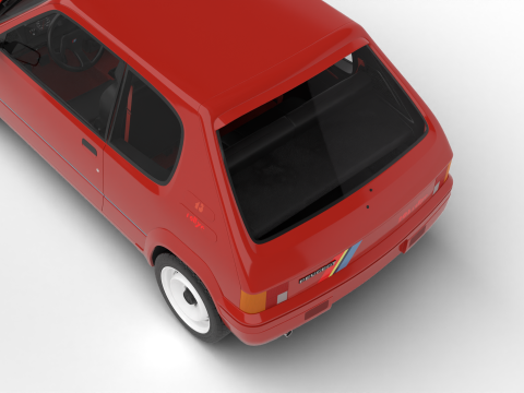 Peugeot 205 Rallye 13 1991 3Dモデル