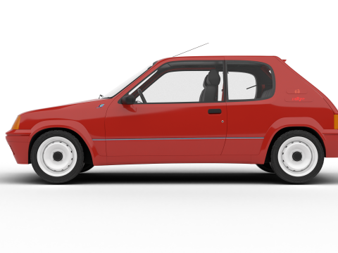 Peugeot 205 Rallye 13 1991 3Dモデル