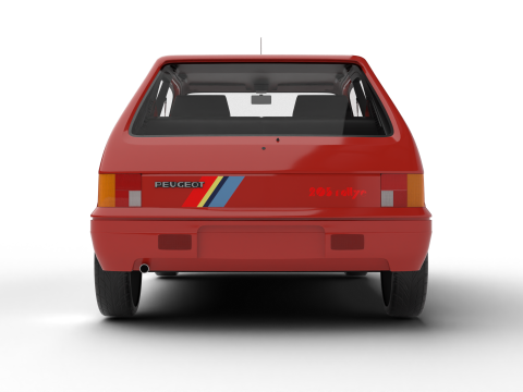 Peugeot 205 Rallye 13 1991 3Dモデル