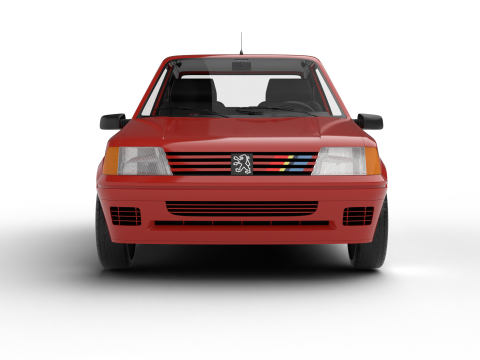 Peugeot 205 Rallye 13 1991 3Dモデル