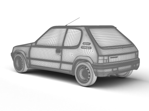 Peugeot 205 Rallye 13 1991 3Dモデル