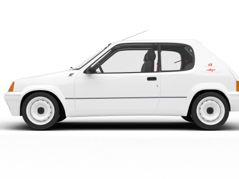 Peugeot 205 Rallye 13 1991 3D 模型
