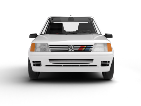 Peugeot 205 Rallye 13 1991 3D 模型