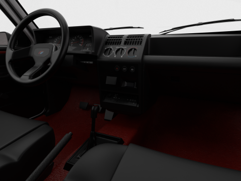 Peugeot 205 Rallye 13 1991 3D 模型
