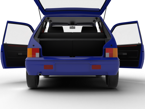 Peugeot 205 Rallye 13 1991 HQ 3D मॉडल