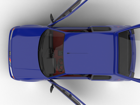 Peugeot 205 Rallye 13 1991 HQ 3D मॉडल