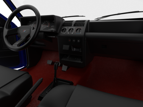 Peugeot 205 Rallye 13 1991 HQ 3D मॉडल