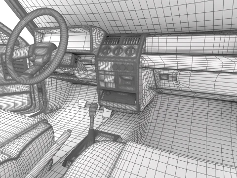 Peugeot 205 Rallye 13 1991 HQ Modello 3D