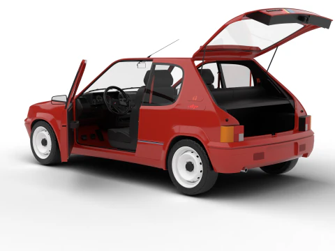 Peugeot 205 Rallye 13 1991 HQ Modelo 3D