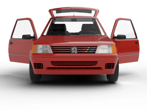 Peugeot 205 Rallye 13 1991 HQ Modelo 3D