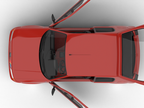 Peugeot 205 Rallye 13 1991 HQ 3D Model