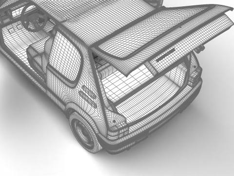 Peugeot 205 Rallye 13 1991 HQ 3D Model