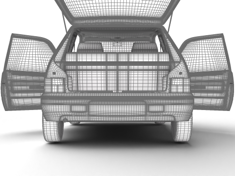 Peugeot 205 Rallye 13 1991 HQ 3D Model