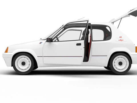 Peugeot 205 Rallye 13 1991 HQ Modello 3D