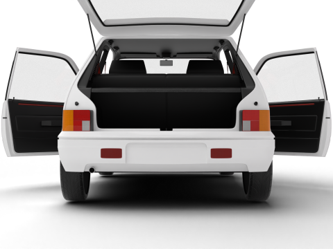 Peugeot 205 Rallye 13 1991 HQ 3D Model