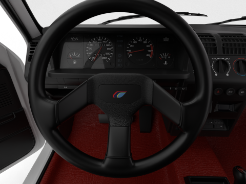 Peugeot 205 Rallye 13 1991 HQ 3D Model
