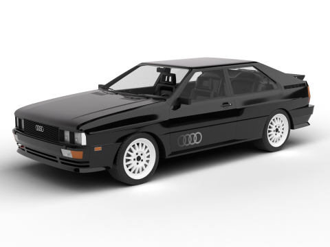 Audi Quattro UR 1980 3D Model