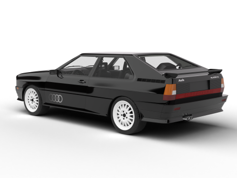 Audi Quattro UR 1980 3D-Modell