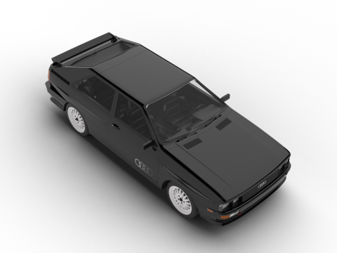 Audi Quattro UR 1980 3D-Modell