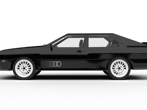 Audi Quattro UR 1980 3D-Modell