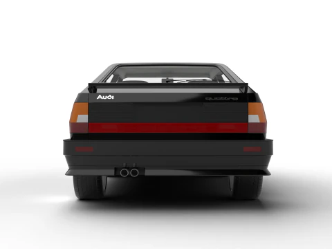 Audi Quattro UR 1980 3D Model