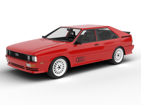 Audi Quattro UR 1980 3D Model