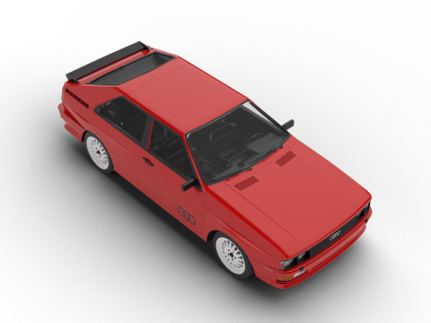 Audi Quattro UR 1980 Modelo 3D