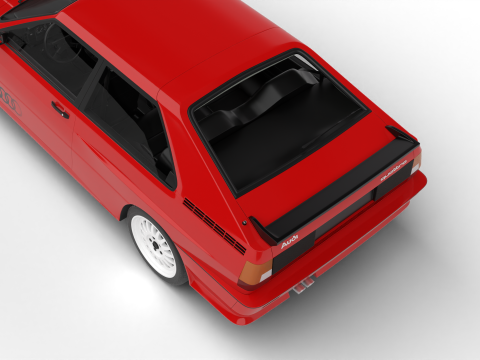 Audi Quattro UR 1980 Modelo 3D