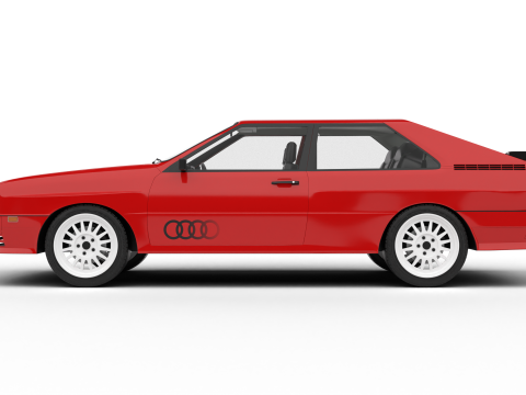 Audi Quattro UR 1980 Modelo 3D
