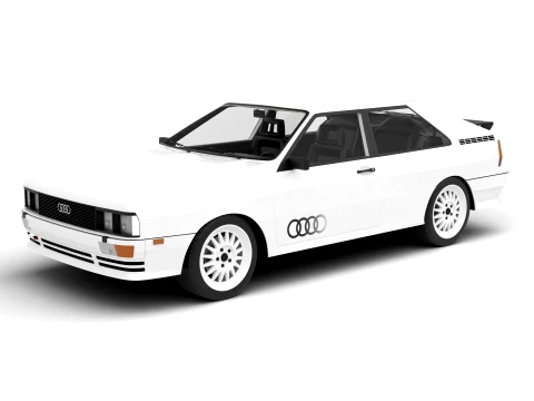 Audi Quattro UR 1980 3D Model