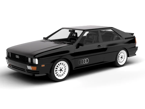 Audi Quattro UR 1980 3D Model