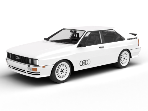 Audi Quattro UR 1980 3D Model