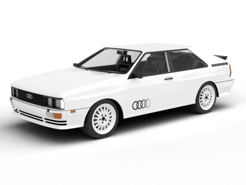 アウディ クワトロ UR 1980 3Dモデル