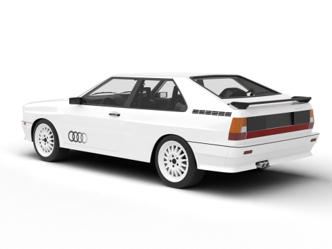 Audi Quattro UR 1980 3D Model