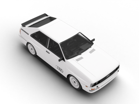 Audi Quattro UR 1980 3D Model