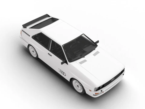 Audi Quattro UR 1980 3D Model
