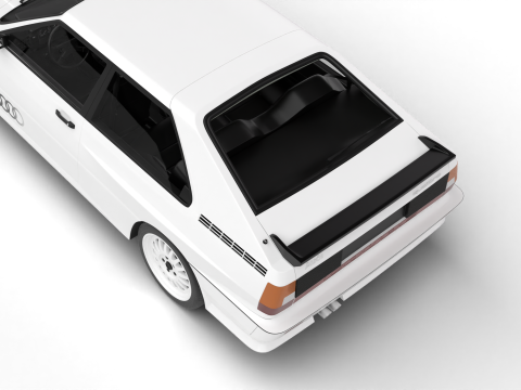 Audi Quattro UR 1980 3D Model