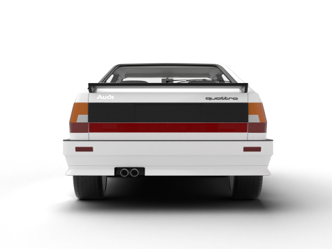 Audi Quattro UR 1980 3D Model