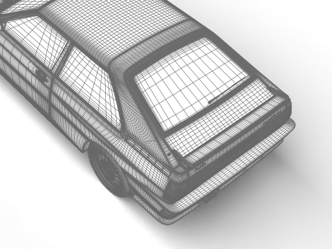 Audi Quattro UR 1980 3D Model
