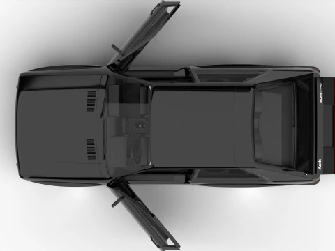 Audi Quattro UR 1980 HQ 3D Model