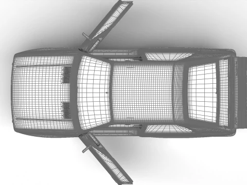 Audi Quattro UR 1980 HQ 3D Model