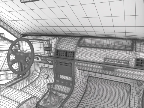 Audi Quattro UR 1980 HQ 3D Model