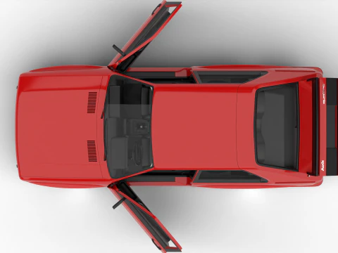 Audi Quattro UR 1980 HQ 3D Model