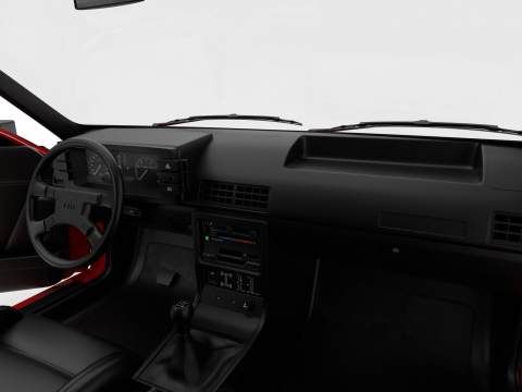 Audi Quattro UR 1980 HQ 3D-Modell