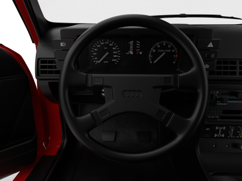 Audi Quattro UR 1980 HQ 3D-Modell